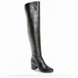 New Via Spiga Finlay Pebble Over the Knee Boot